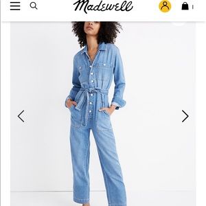 Madewell Tie-Waist Jumpsuit Cosgrove Wash